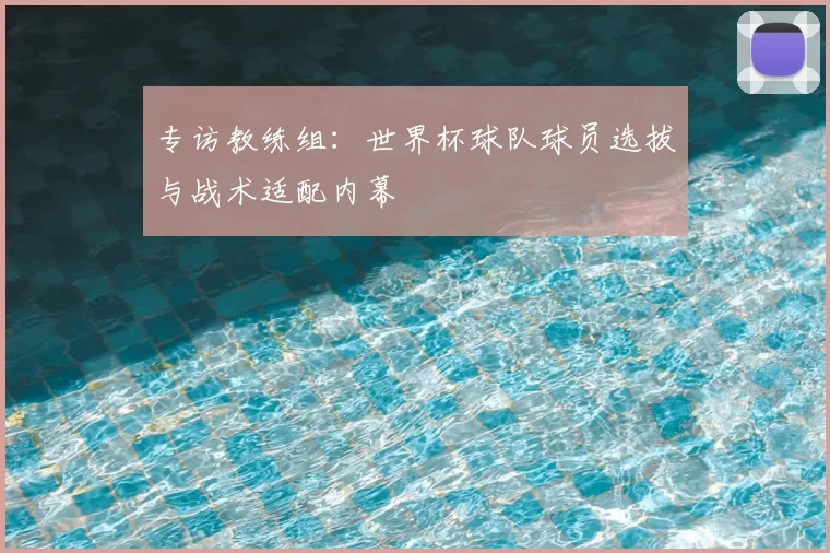 专访教练组：世界杯球队球员选拔与战术适配内幕